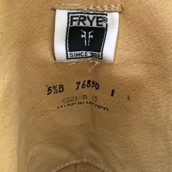 Frye Phillip Harness Tall Washed Leather Rare - Picture 8 of 16